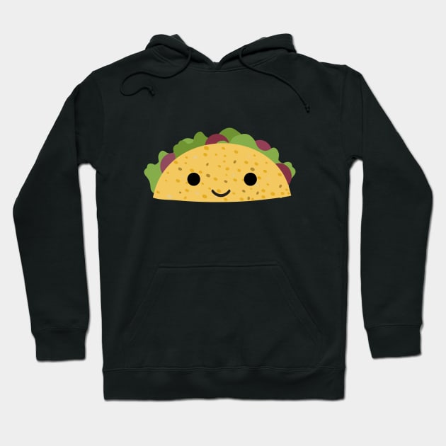 Cute Kawaii Taco Hoodie by Hedgie Designs